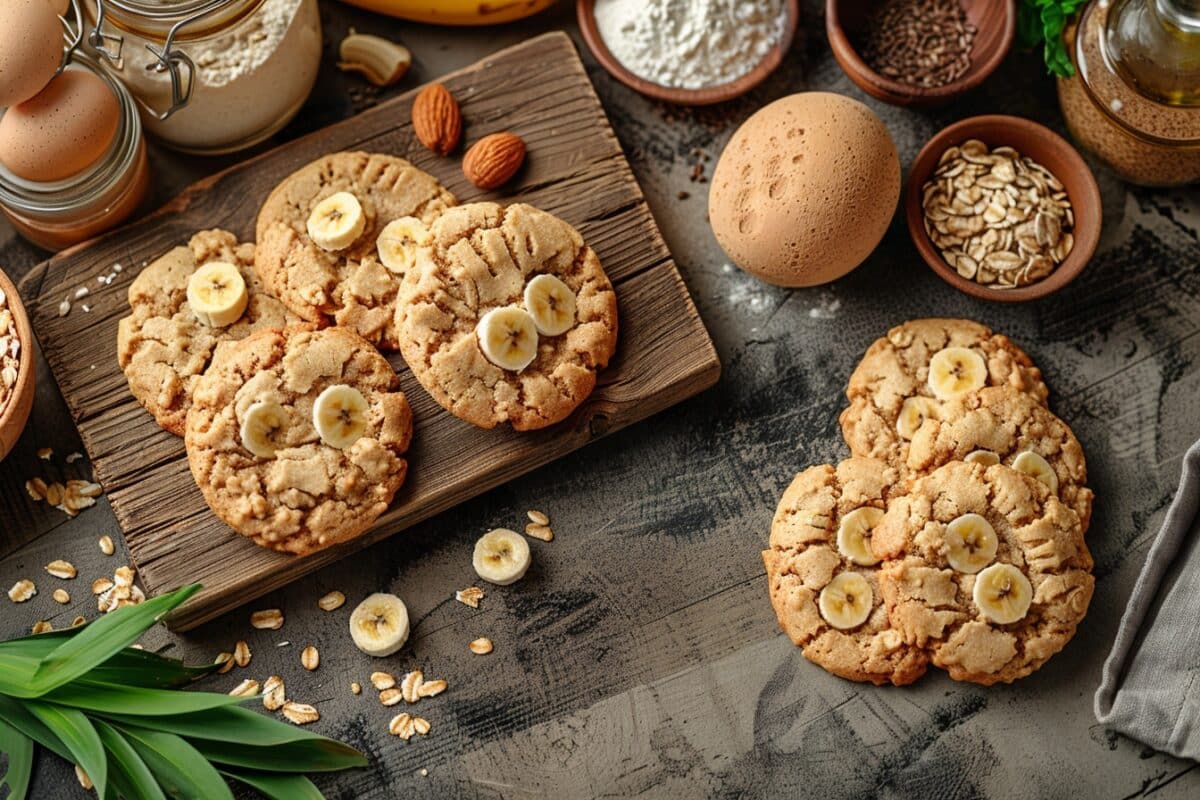 Biscuits aux flocons d’avoine et banane : recette facile pour des snacks équilibrés