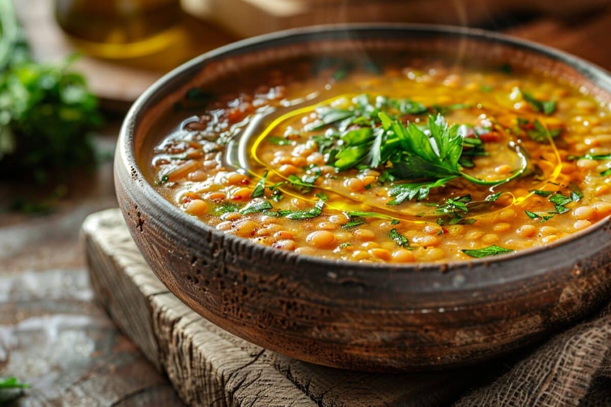 Cuisine équilibrée en hiver : recette facile de soupe de lentilles