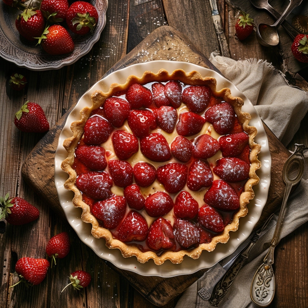 Découvrez la recette facile de la tarte aux fraises : un classique de la pâtisserie française