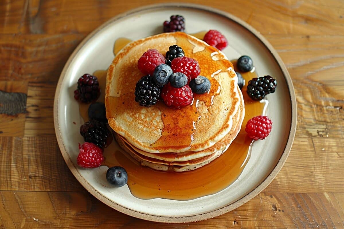 Préparez une recette facile de pancakes végétaliens pour le petit-déjeuner