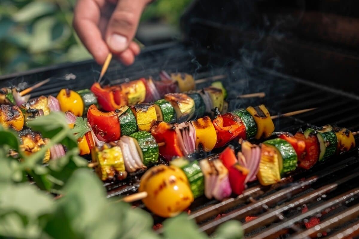 Recette facile d’été : brochettes de légumes grillés pour une cuisine équilibrée