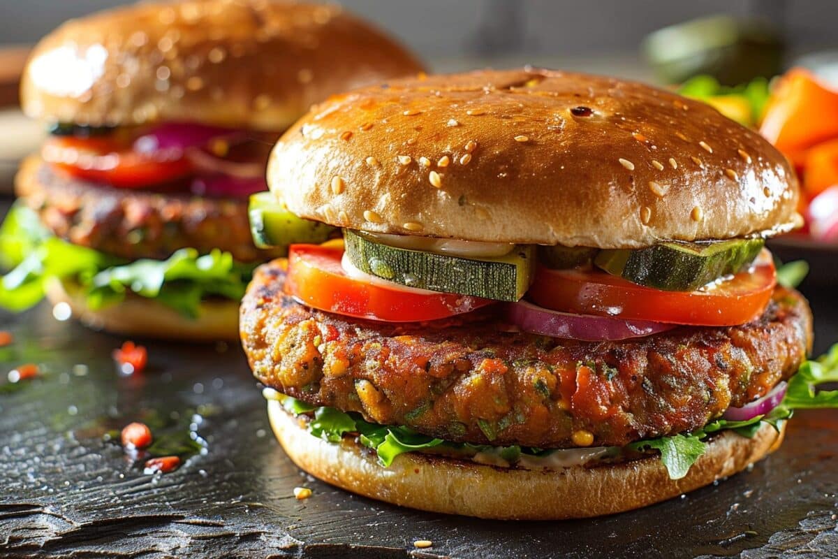 Recette facile de burger végétal : gourmandise et équilibre