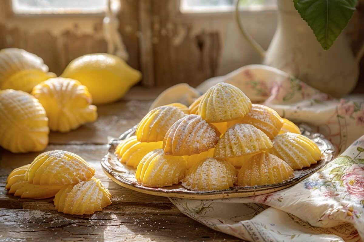 Recette facile de madeleines parfumées au citron