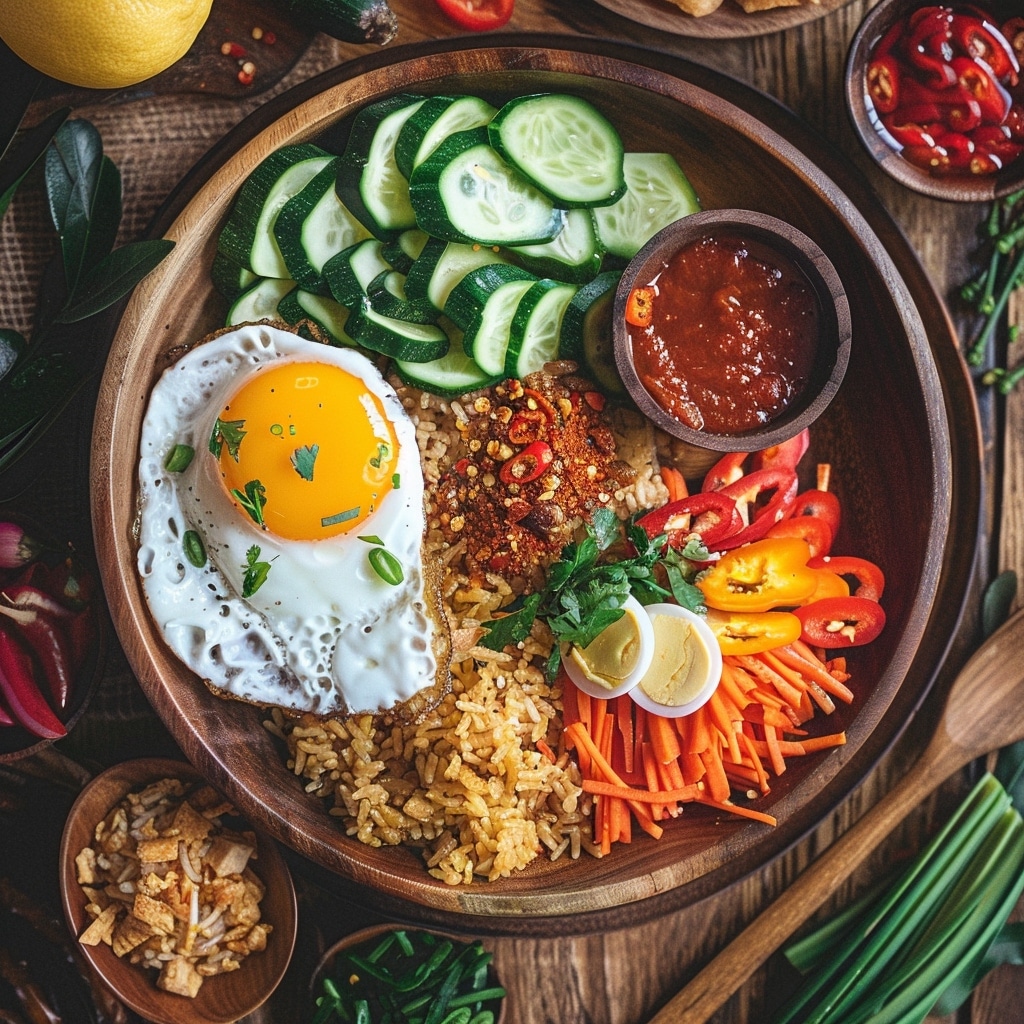 Recette facile de nasi goreng indonésien : un plat complet et savoureux