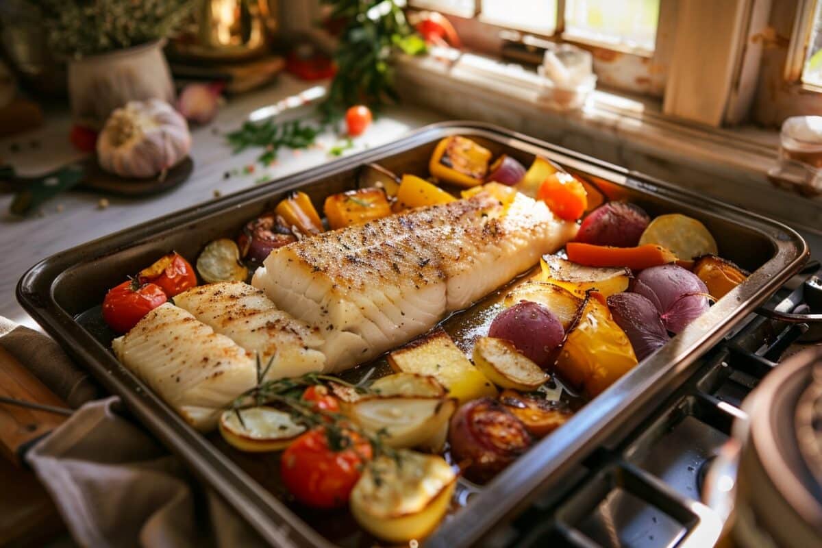 Recette facile de poisson au four et légumes : l’essence d’une cuisine équilibrée