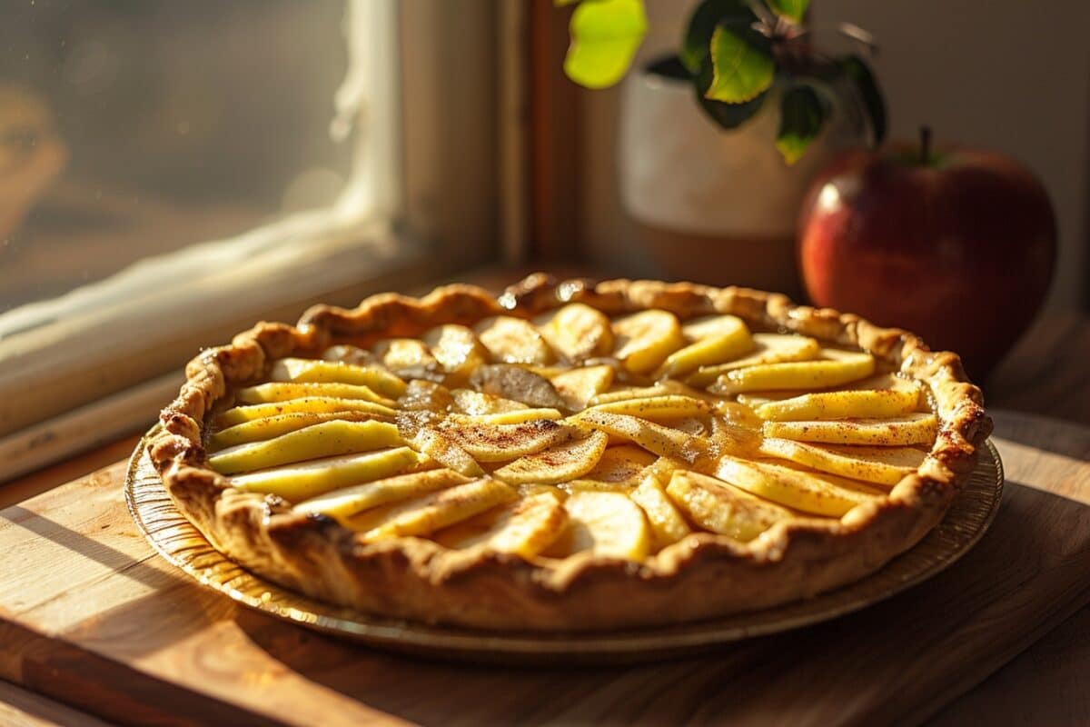 Recette facile de tarte aux pommes végétalienne pour les gourmands