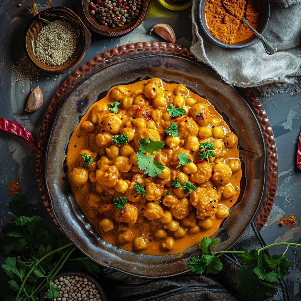 Recette facile pour un curry de pois chiches : une immersion en cuisine indienne